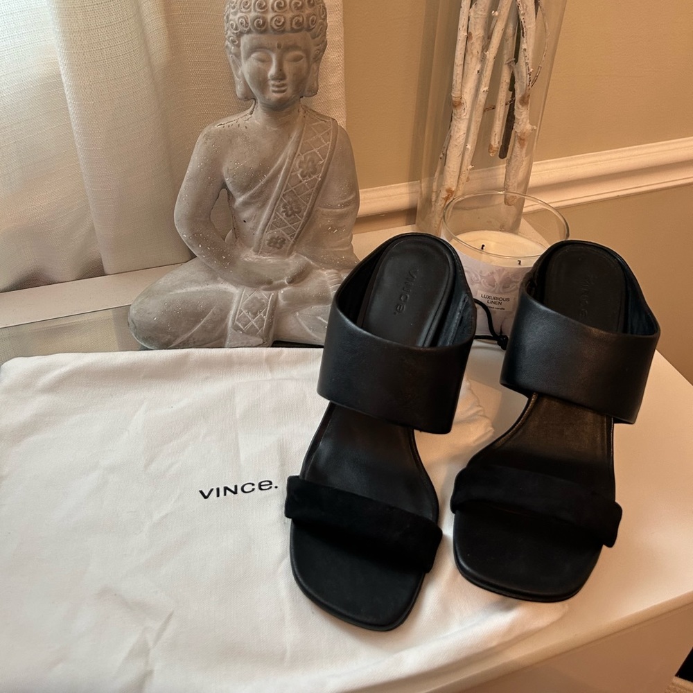 VINCE Black Heels BRAND NEW